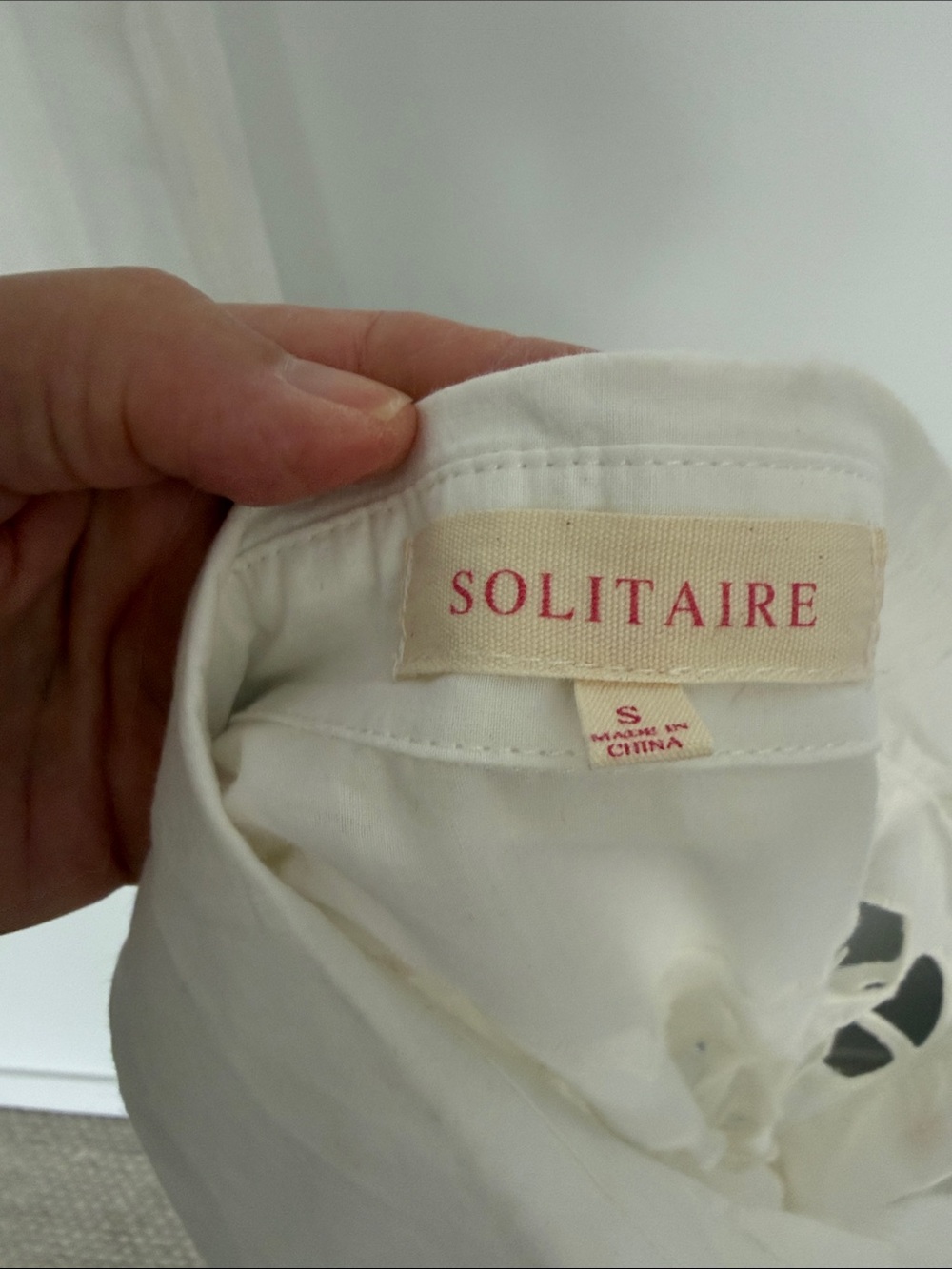 Solitaire White Eyelet Maxi Dress - Picture 6 of 6